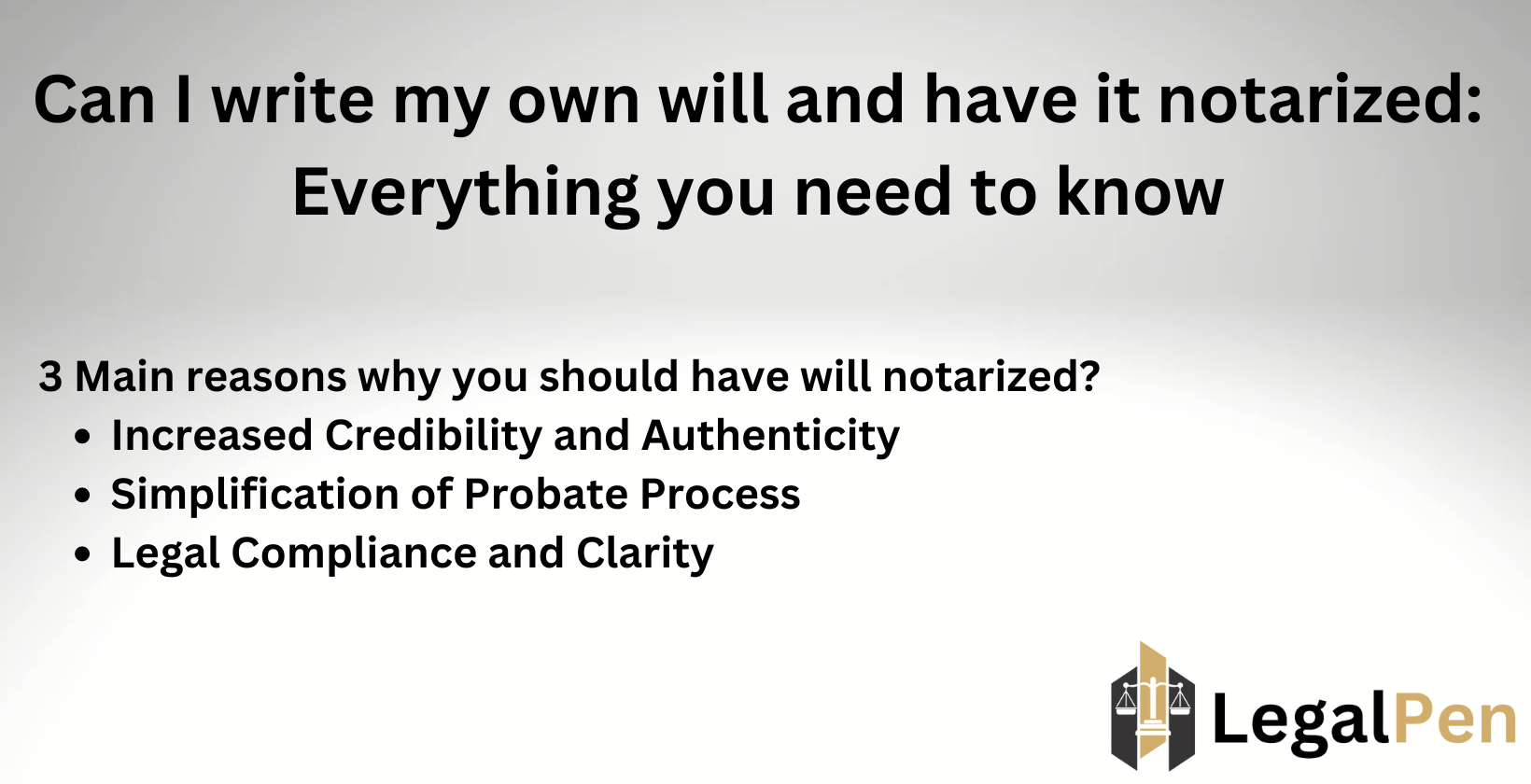 Can i write my own will and have it notarized: Everything you need to know