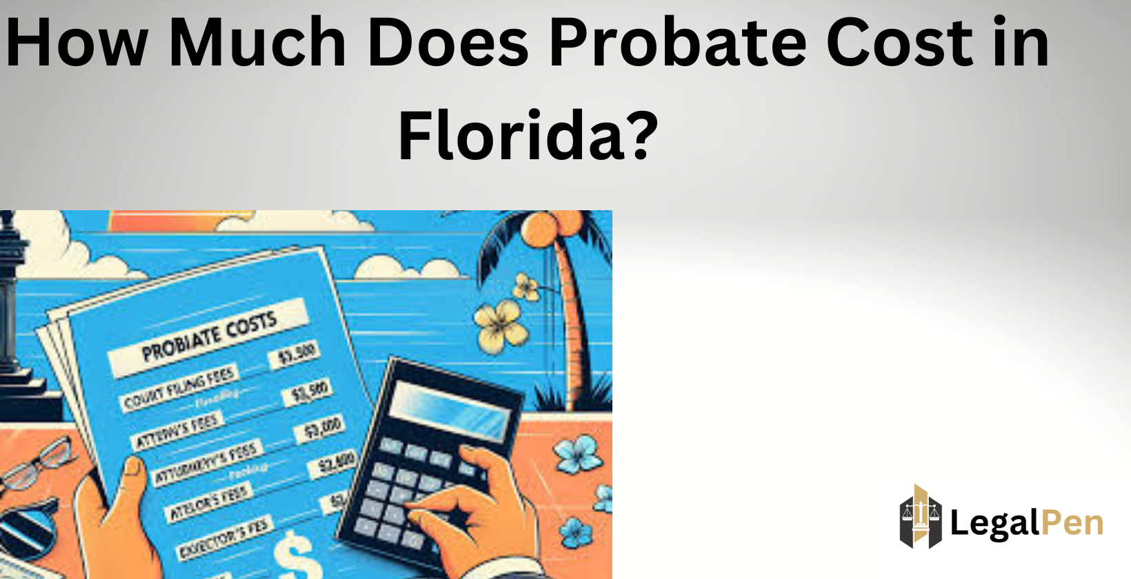 Florida probate cost breakdown.